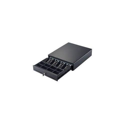 Mini Cash Register Drawer 13” for Point of Sale (POS) System with Fully Removable 2 Tier Cash